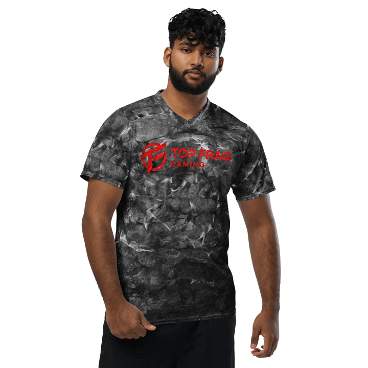 TopFrag™ Black Unisex Sports Jersey product image (1)