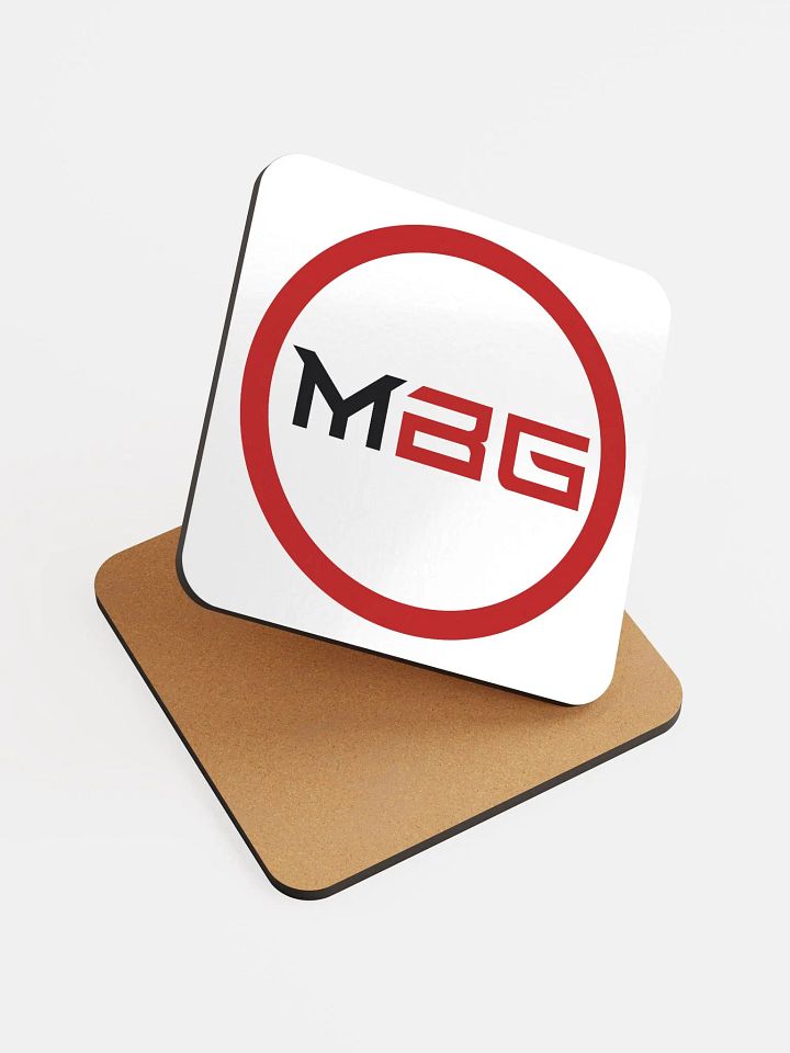 MBG square glossed cork coaster (1) product image (2)