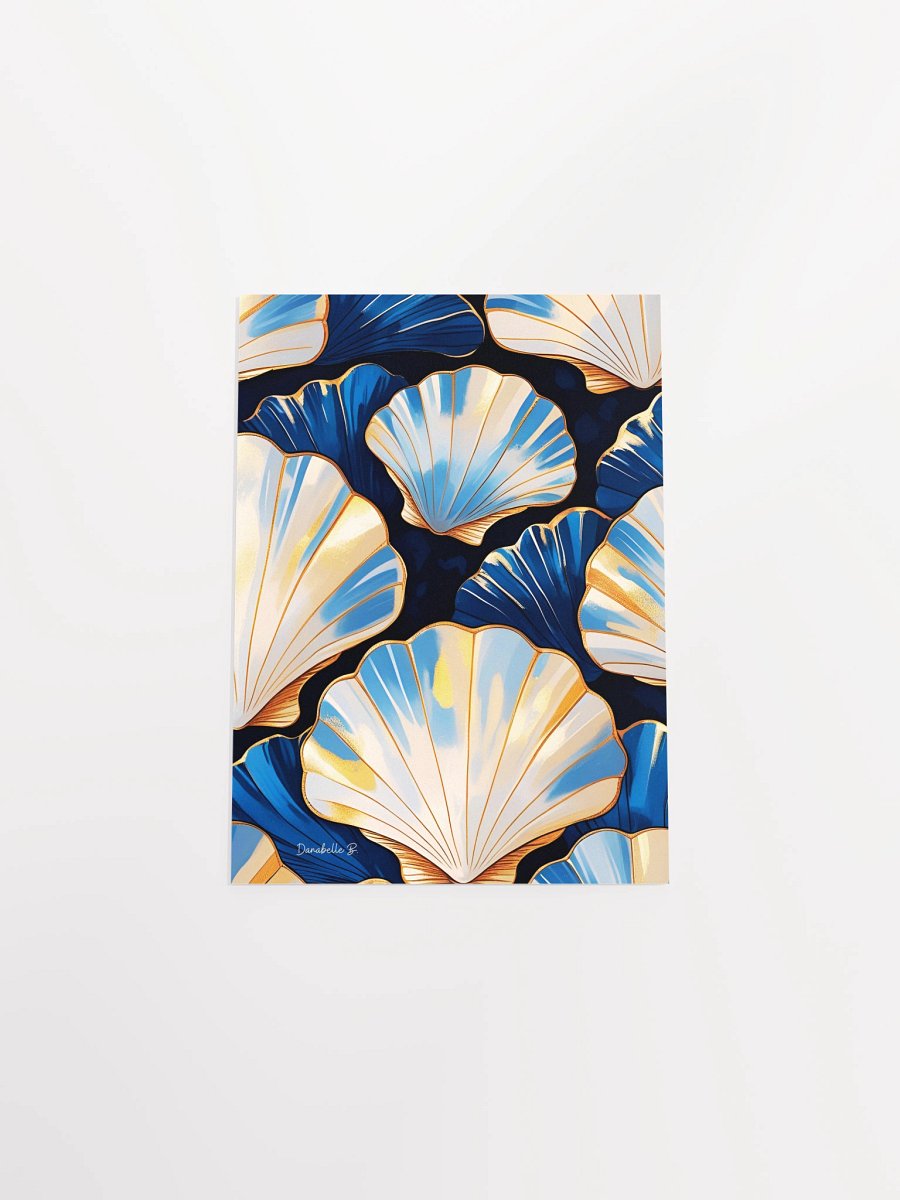 Poster artistique - Coquilles Saint-Jacques - 12 - Cadeau Déco Energie Vibratoire product image (8)