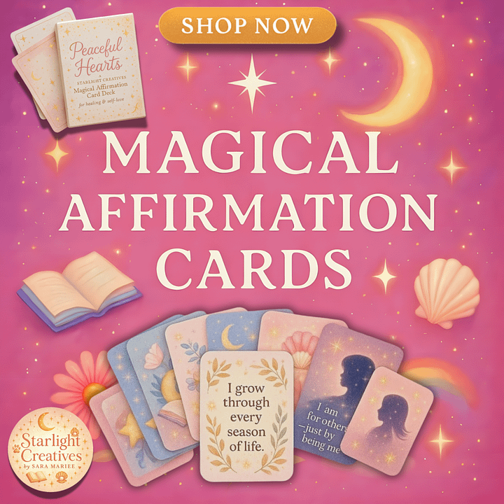 Peaceful Hearts – A Printable Affirmation Deck COLLECTOR’S EDITION product image (1)