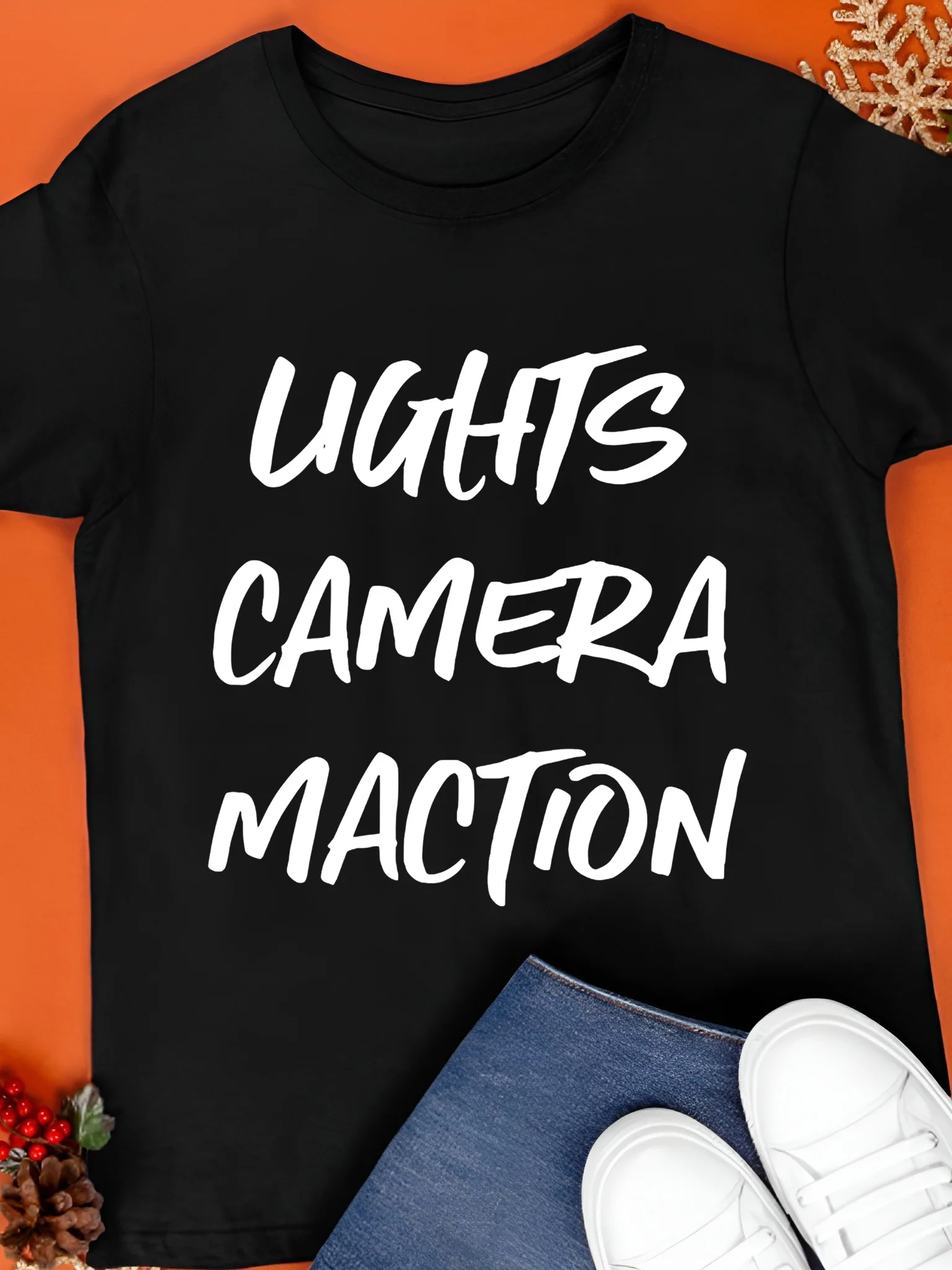 Pat McAfee Lights Camera Maction Shirt product image (1)