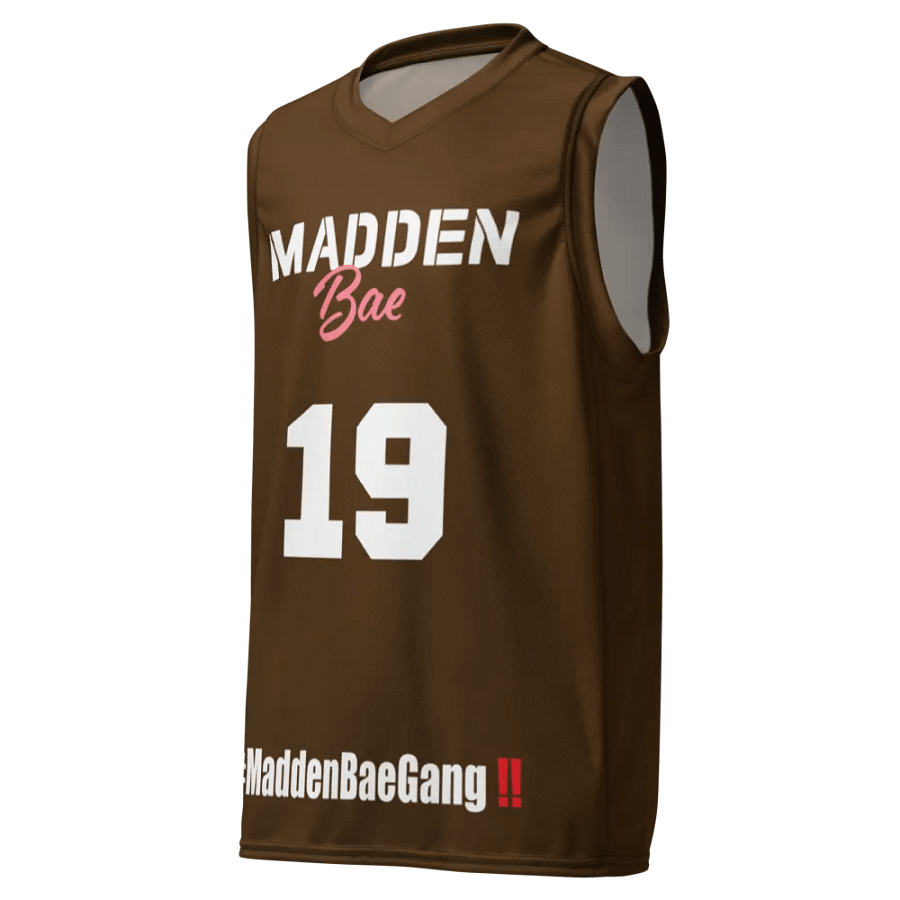 MaddenBae Gang Jersey 👨‍🎨 (Brown + White Logo) product image (3)
