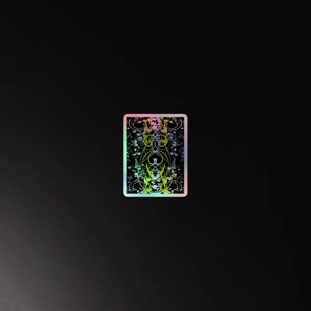 Demigender Pride Flag Sticker (Flourish Variation) product image (2)