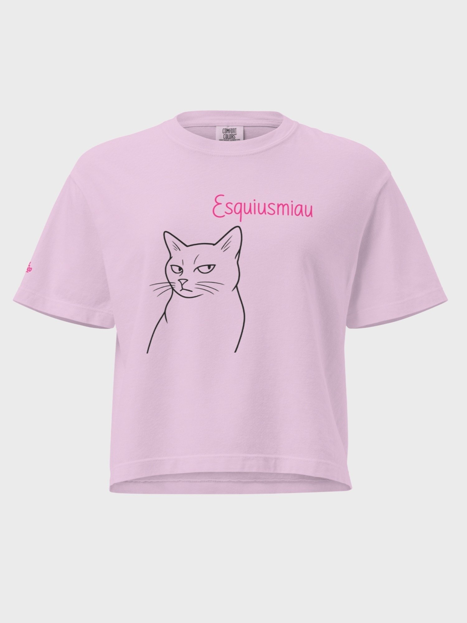 "Esquiusmiau" Boxy Tee (Light) product image (7)