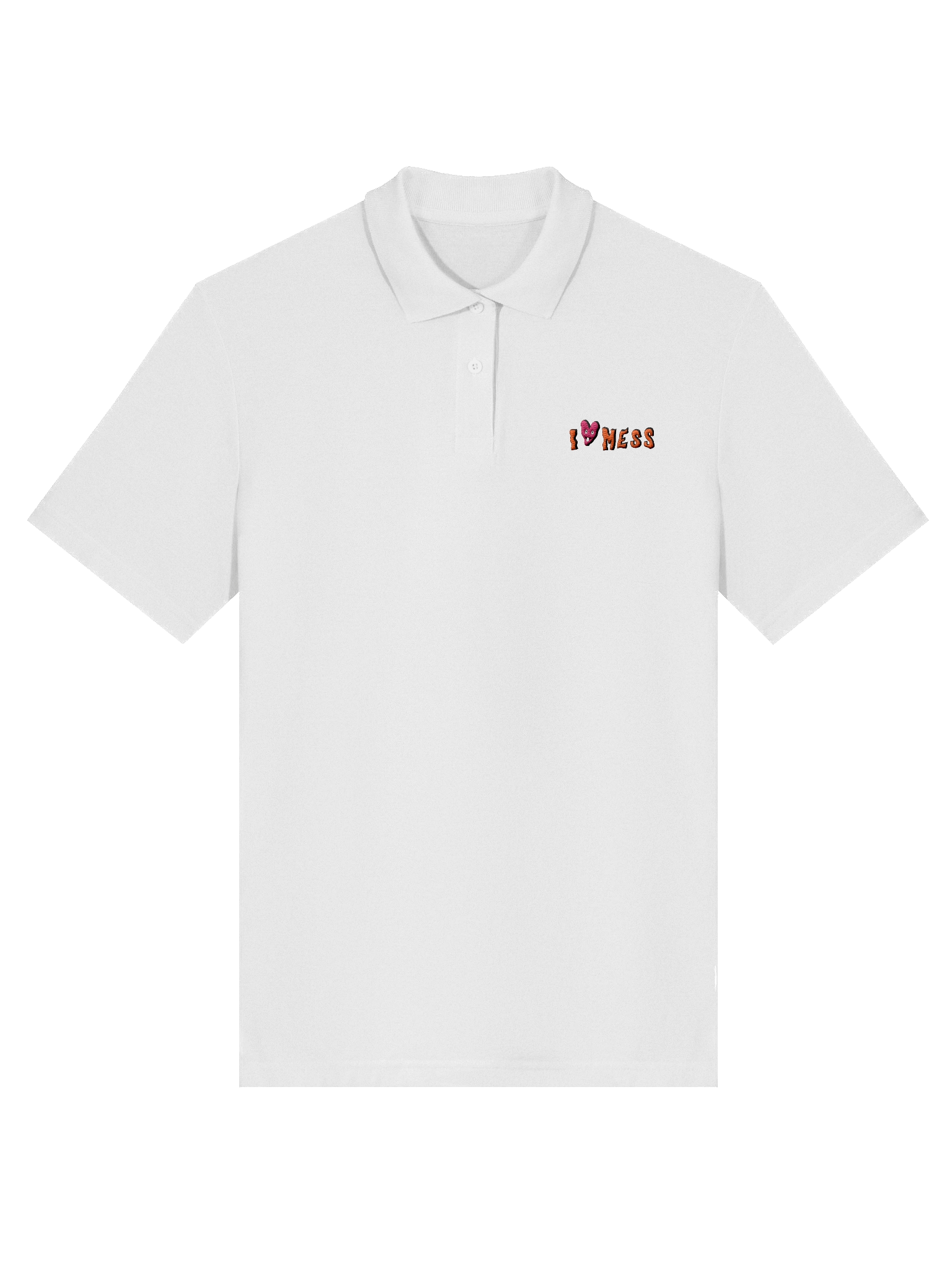 I Heart Mess Logo Polo product image (3)