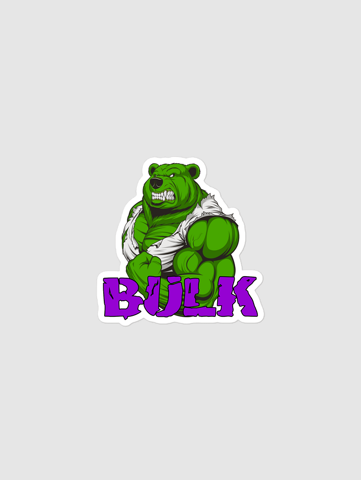 Bear Hulk - Sticker product image (1)