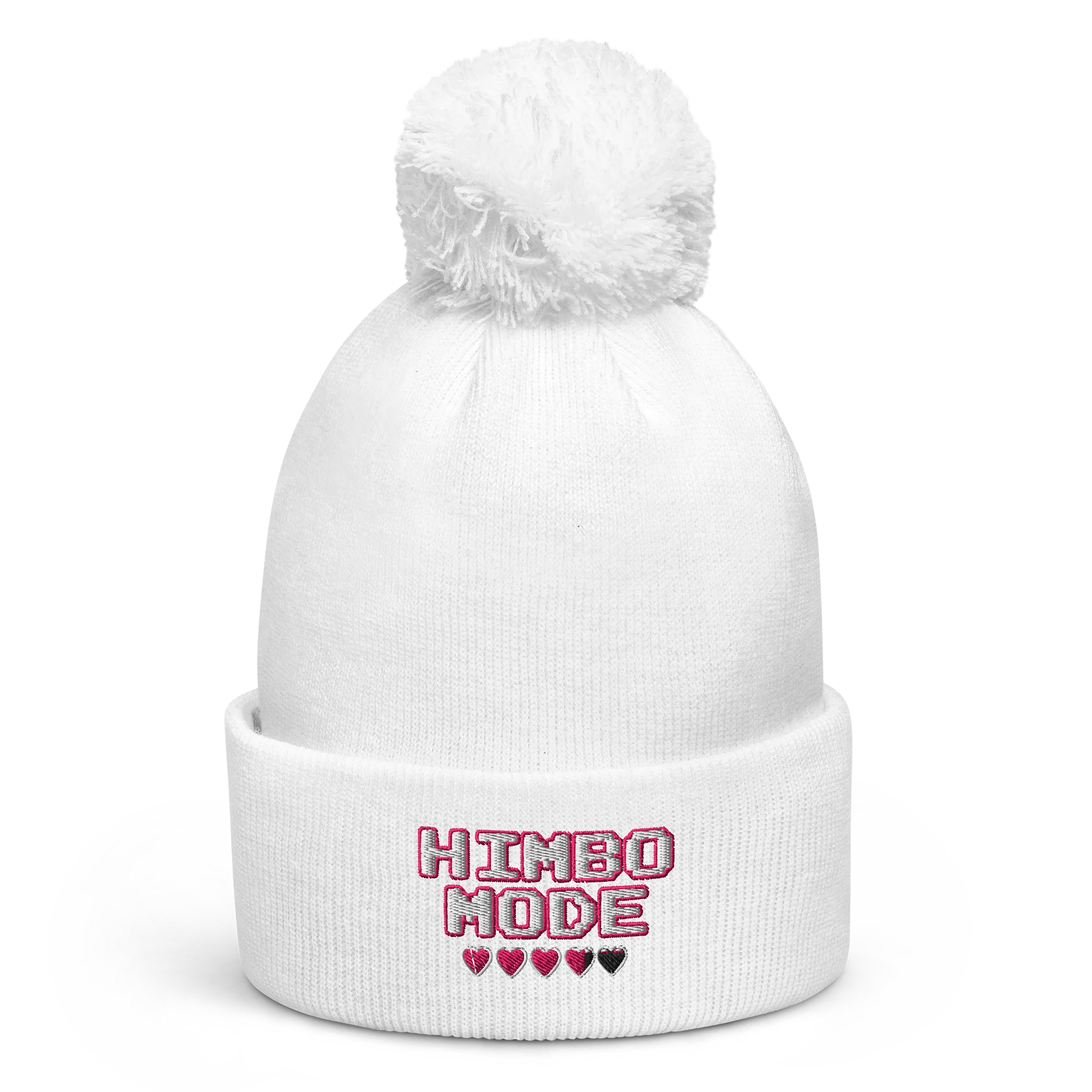 HIMBO MODE Heart Bar Poof Ball Beanie product image (2)