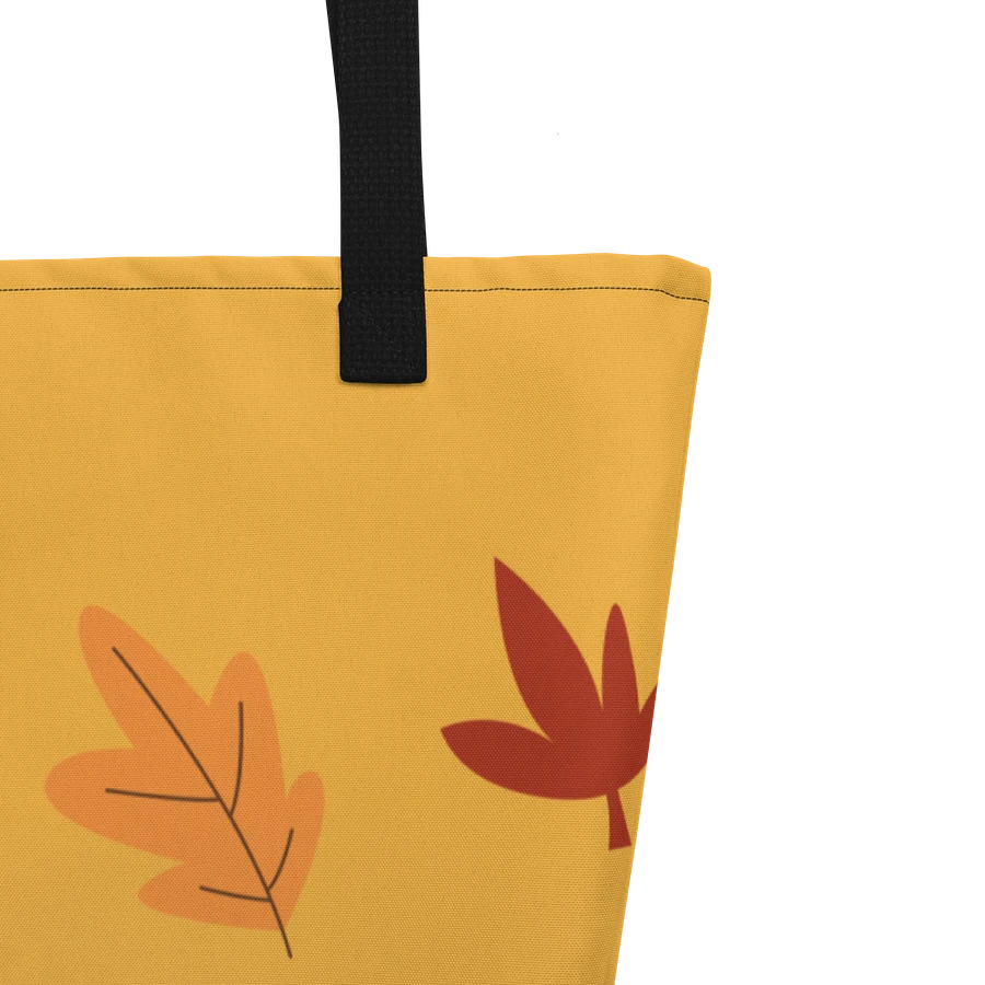 Ochre Leaves Tote Bag product image (3)