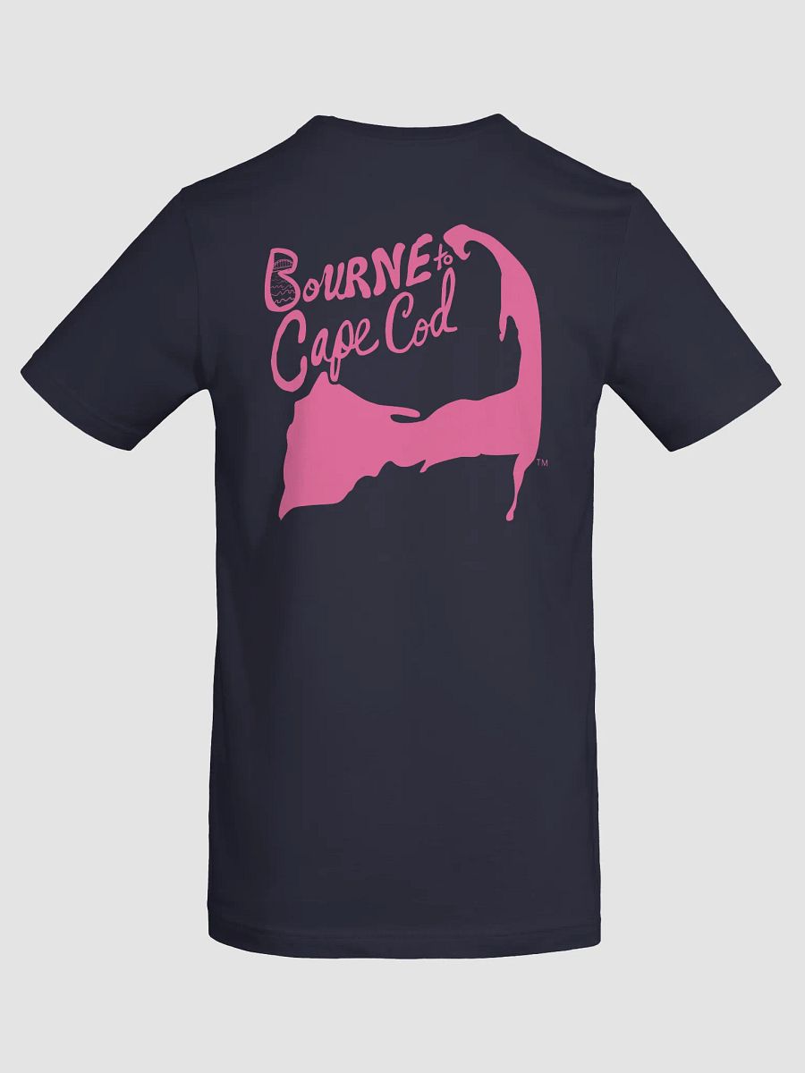 Men's | BOURNE to Cape Cod™ | Supersoft T-Shirt by Bella+Canvas | Brilliant Rose Pink Logo on Jewel Tone Colors product image (52)