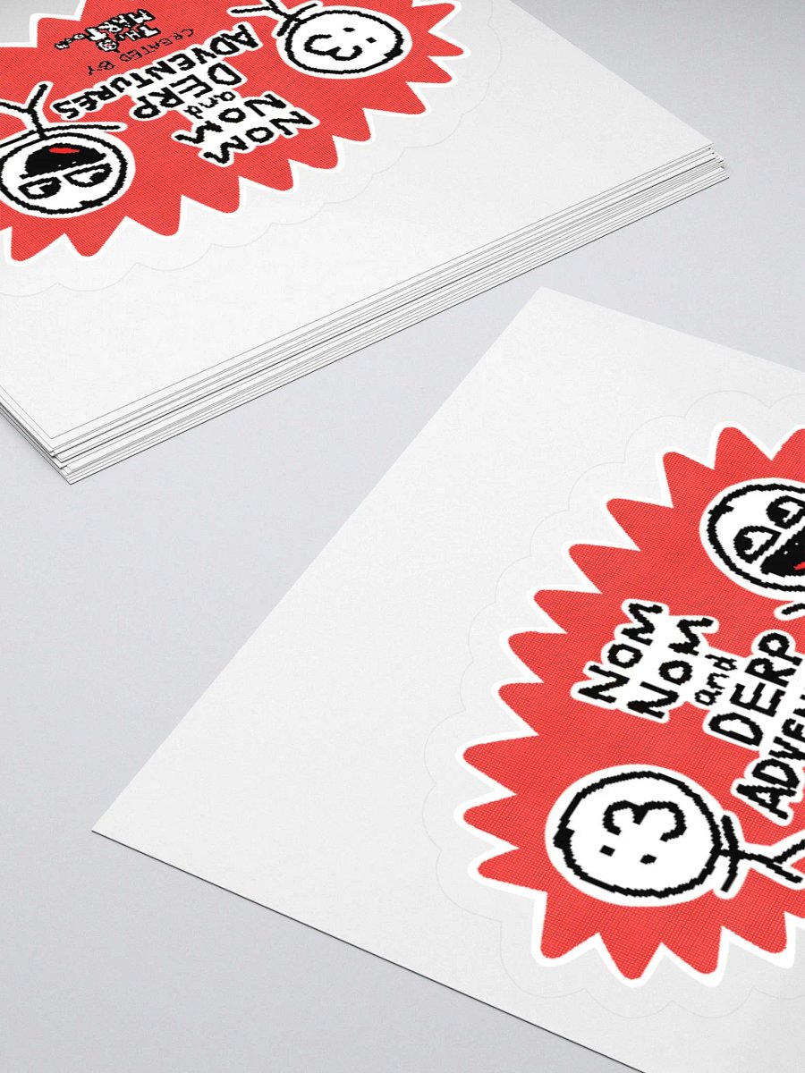 Nom Nom and Derp Adventures! (STICKER) product image (13)