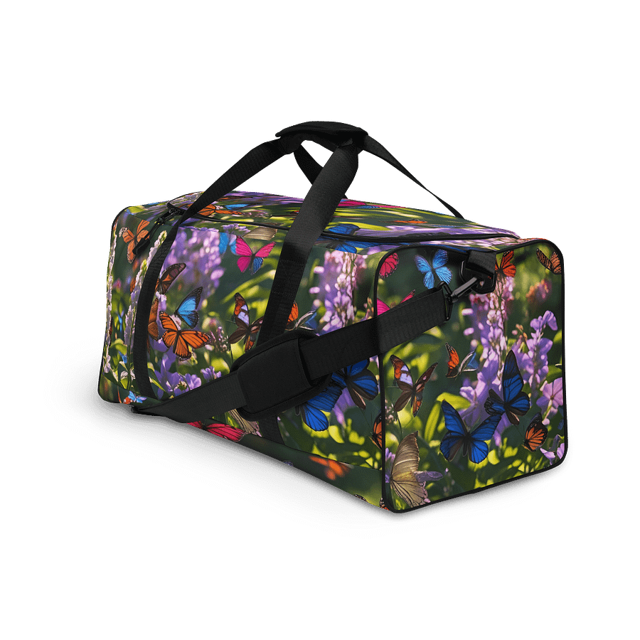 Butterfly Haven All-Over Print Duffle Bag product image (3)