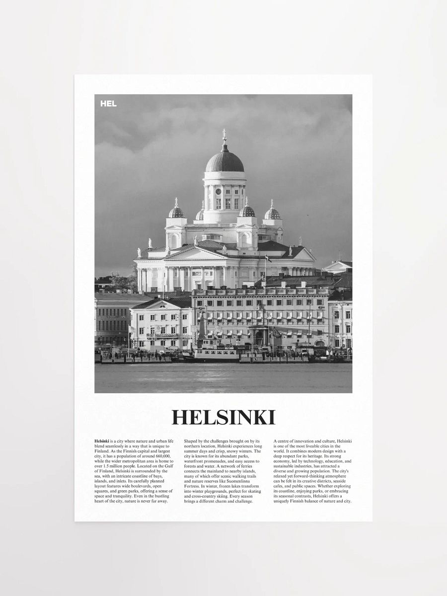 Helsinki 01 Newspaper Poster product image (5)