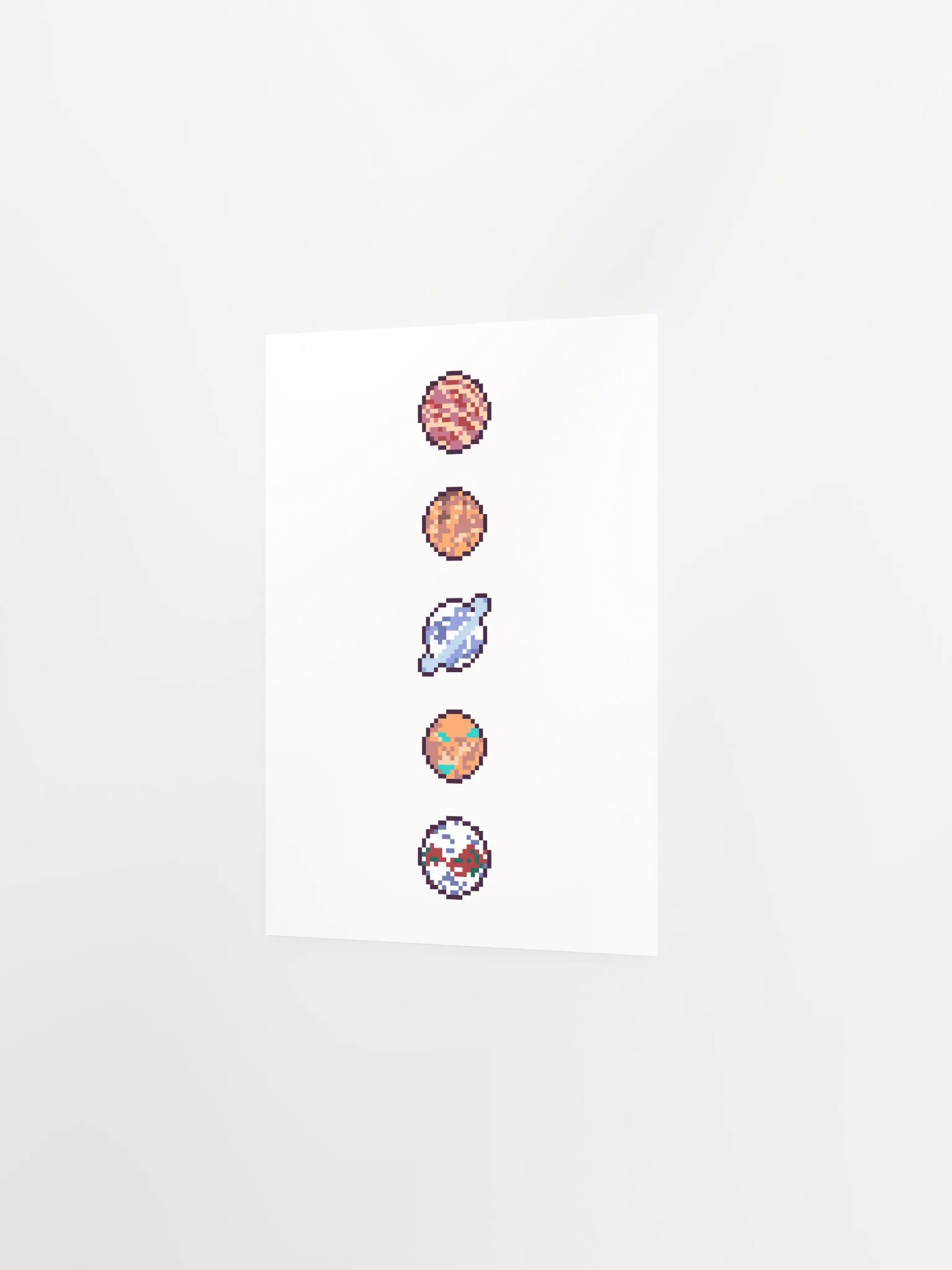 Pixel Planets Poster product image (2)