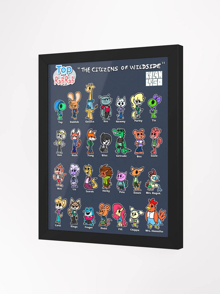 Top and RabRab Wildside Citizens Framed Poster product image (4)