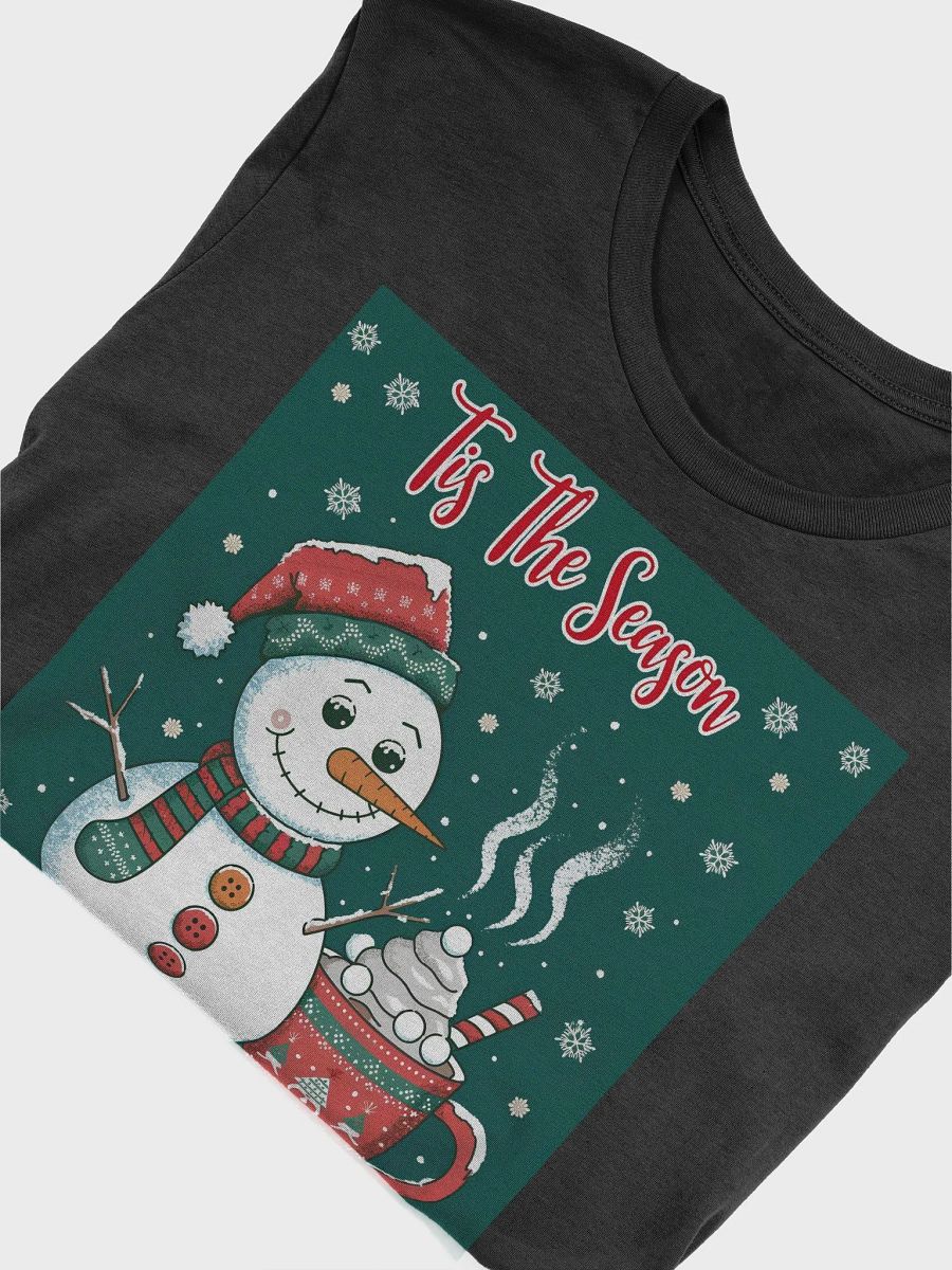 'Tis the Season Snowman Christmas Unisex T-shirt for men and women product image (35)
