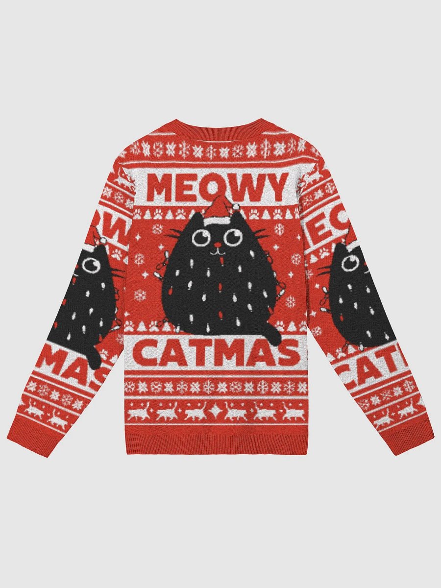 Meowy Catmas Jacquard Knit Sweater product image (2)