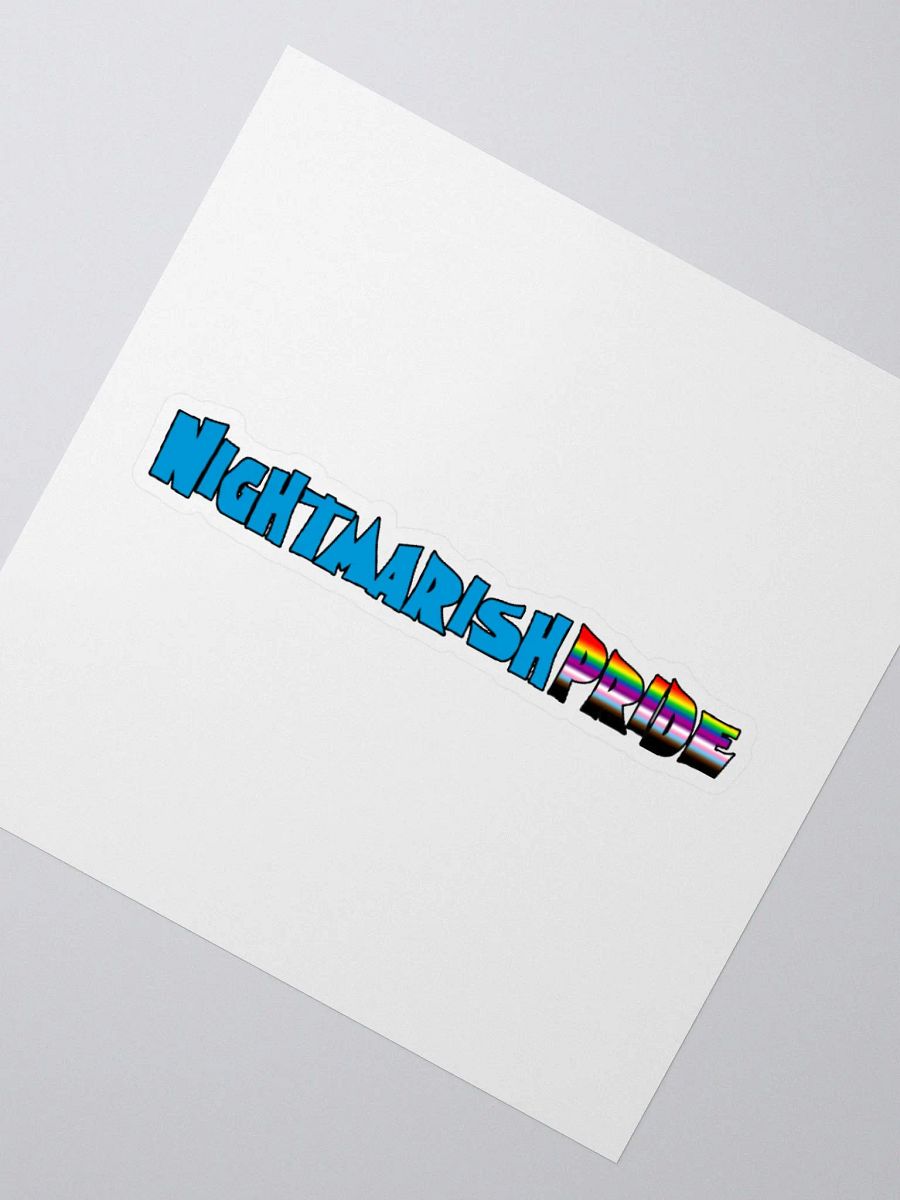 NightmarishPride Logo Sticker product image (2)
