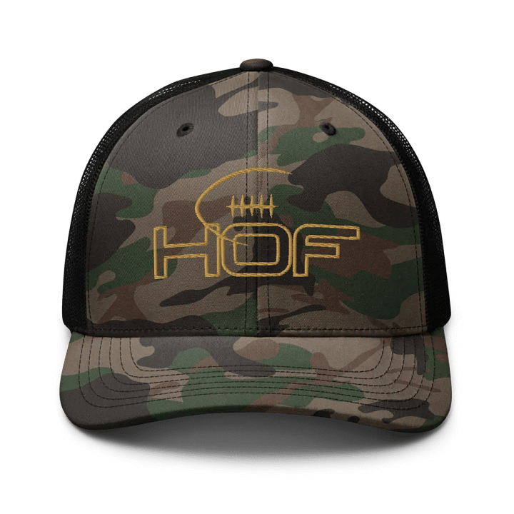 HOF College Football Logo Gridiron Stealth Camo Classic Hat product image (1)