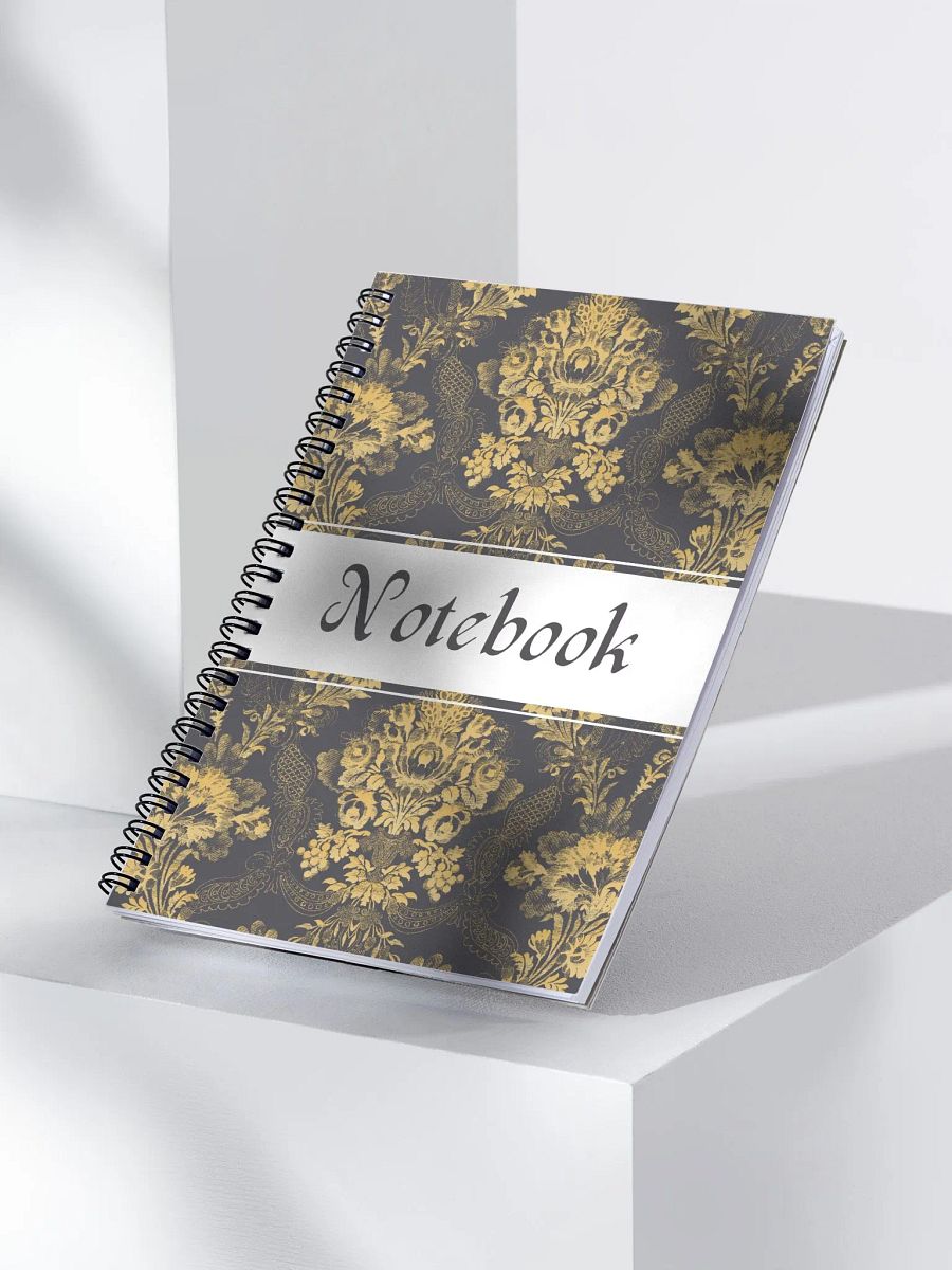 Luxury Floral Spiral Notebook product image (3)