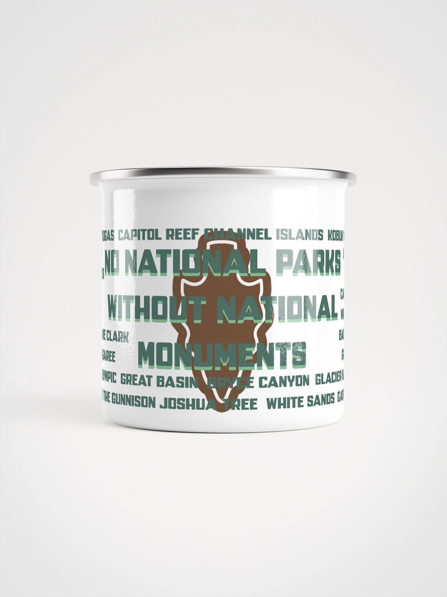 No National Parks without Monuments Enamel Mug product image (2)
