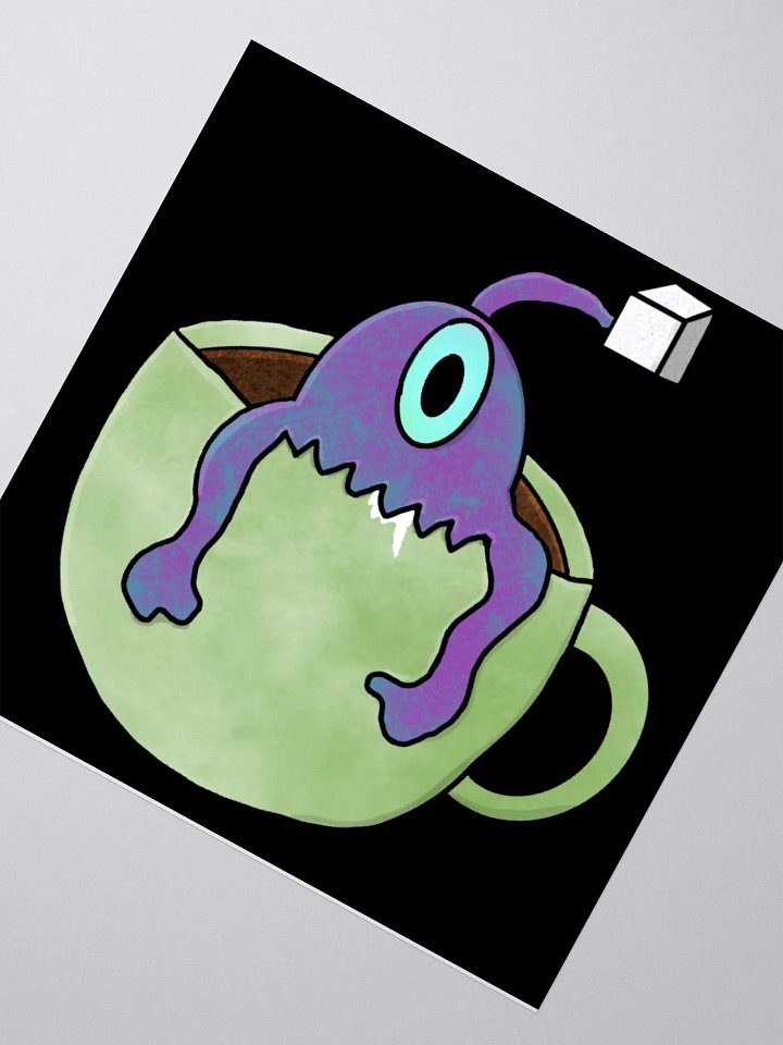 Teacup Monster - Sticker product image (6)