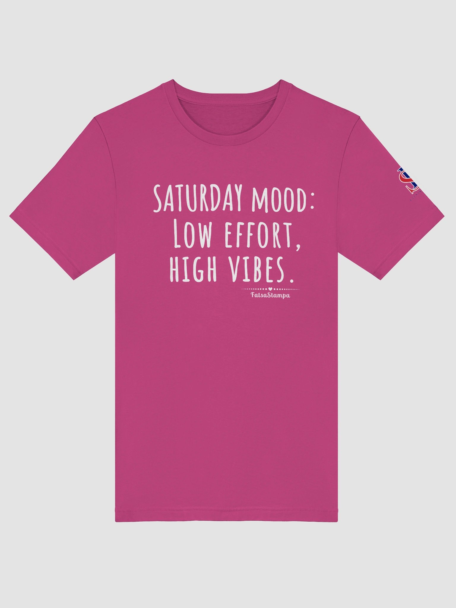 Saturday Low Effort Ideas Pixelated T-Shirt product image (6)