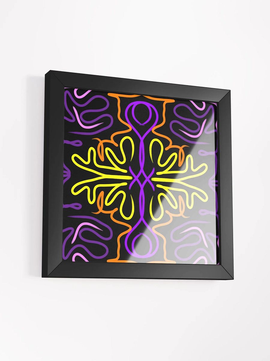 Symmetrical abstract Framed Poster product image (10)