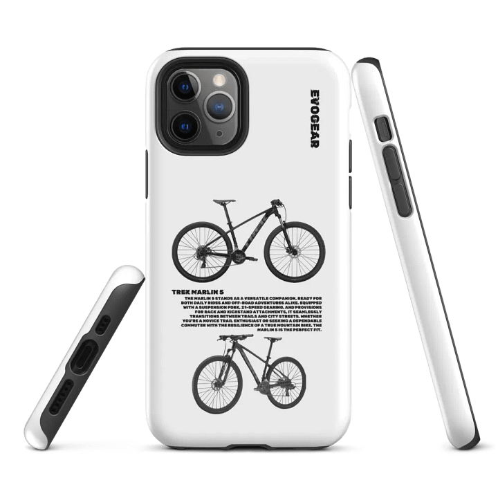 White Trek Marlin 5 iPhone Case product image (3)