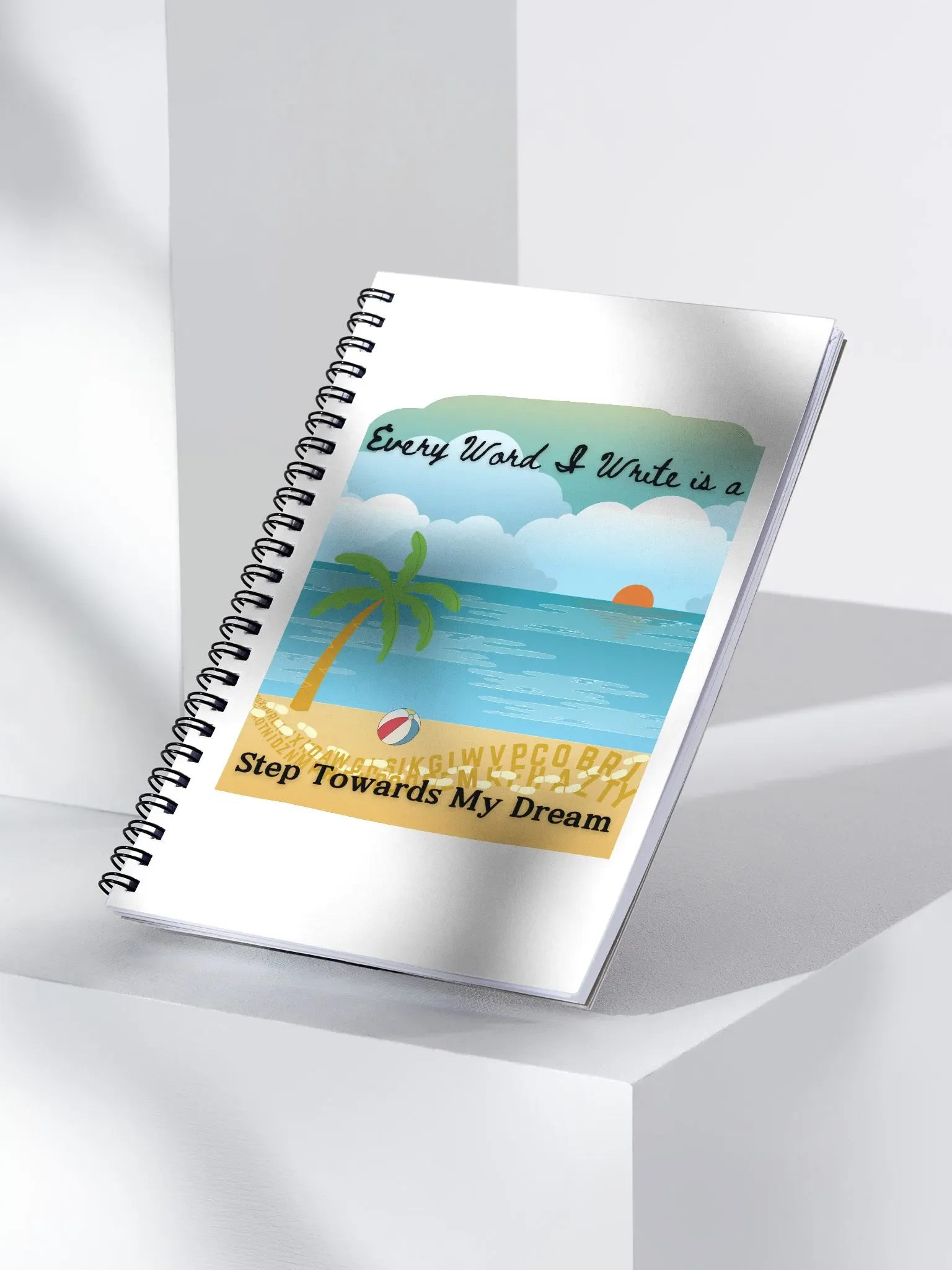 "Every Word I Write is a Step Towards My Dream" Inspirational Writing Journal product image (3)
