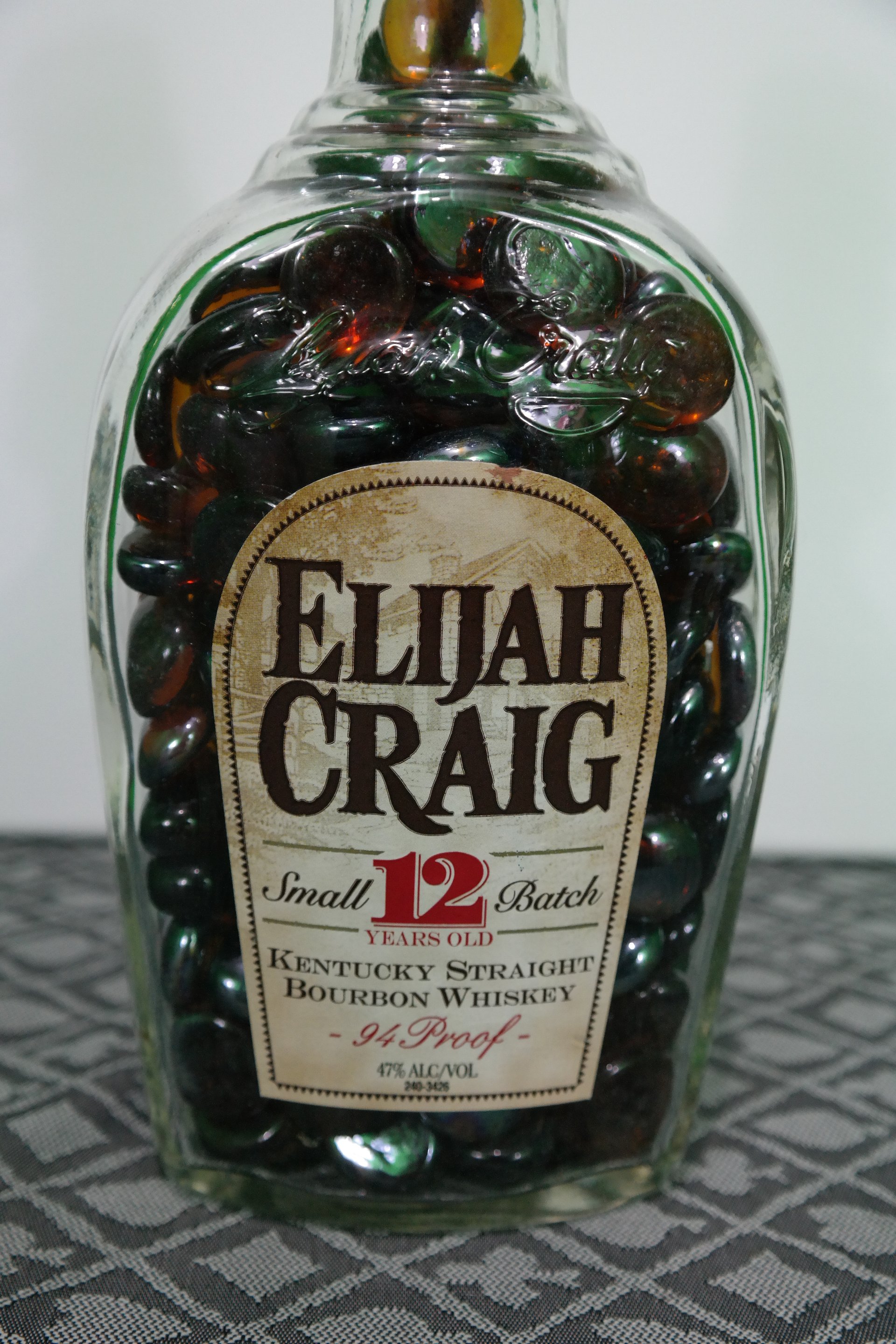 Elijah Craig Whiskey Upcycled Bottle Lamp product image (4)