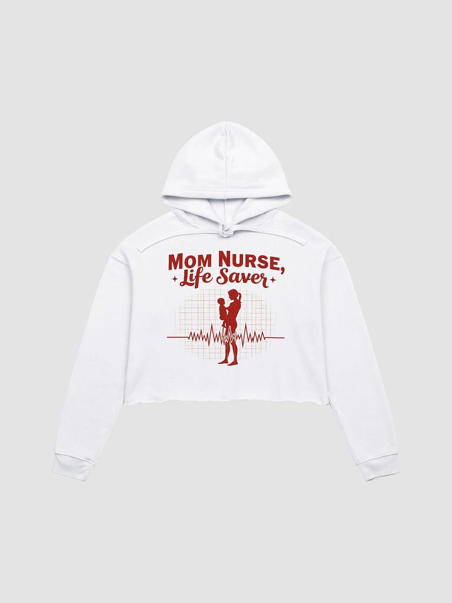 Life Saver Mom Crop Hoodie product image (2)