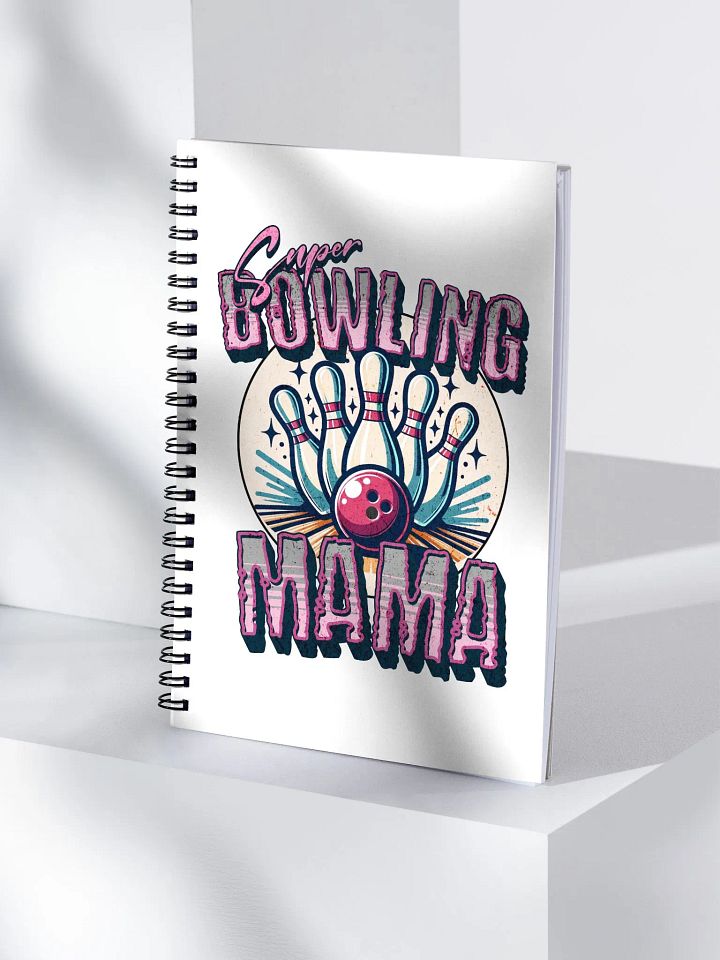 Super Bowling Mama Retro Spiral Notebook product image (1)