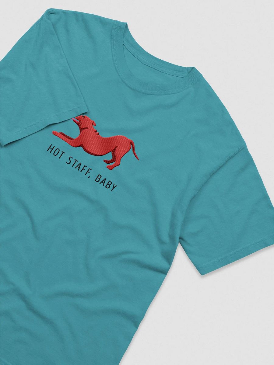 Hot Staff, Baby T-Shirt(Embroidered) of a Staffordshire Terrier(Red) product image (5)