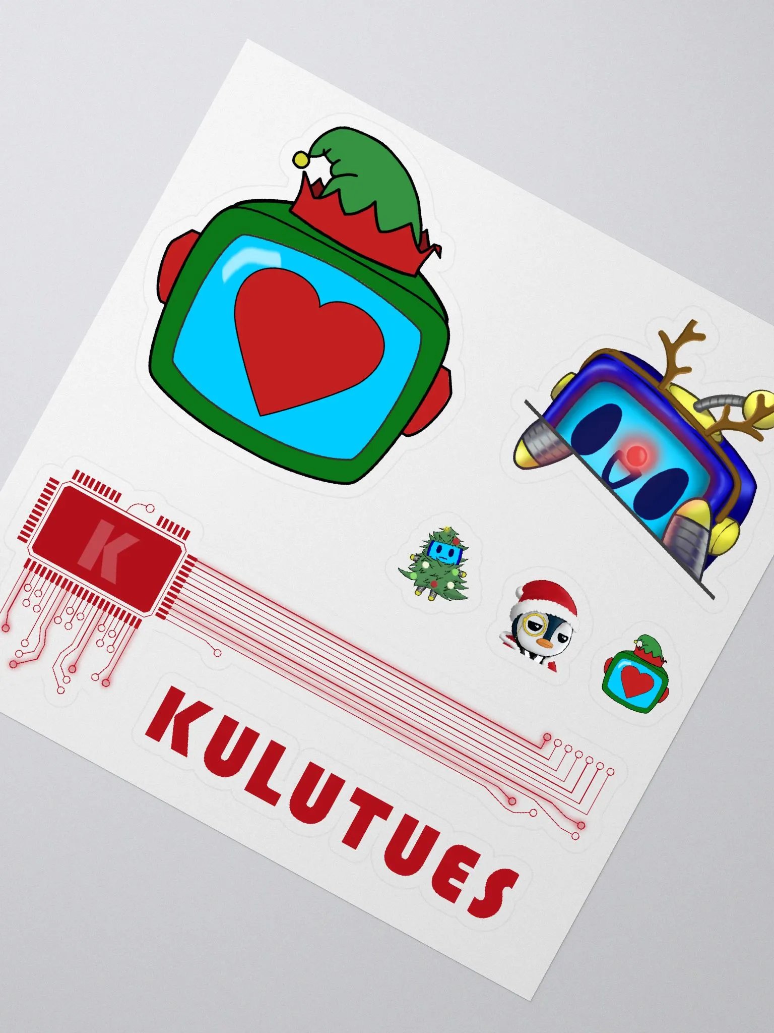 Holiday Sticker Sheet 2 (5.5x5.5) product image (1)