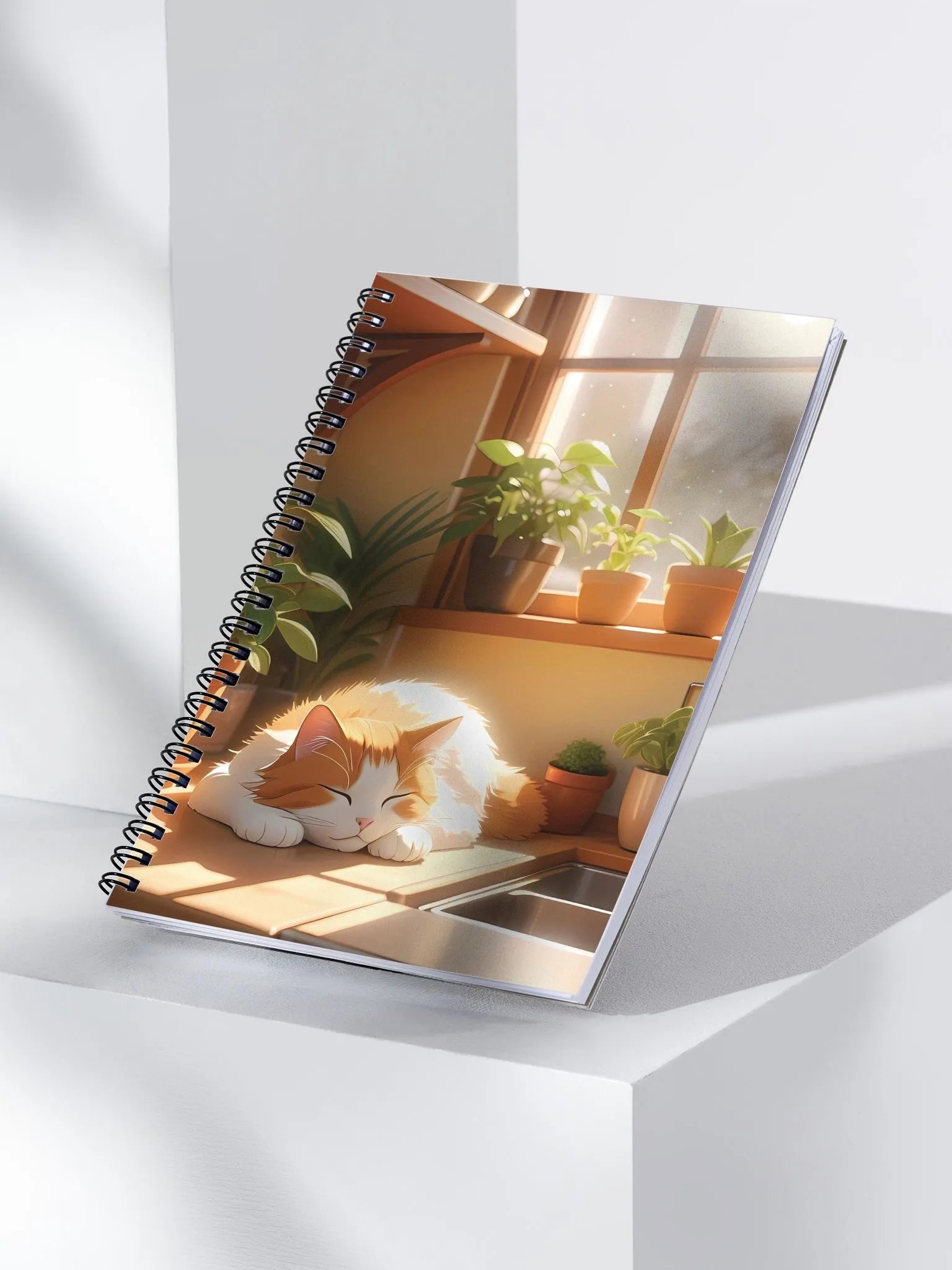 Purrfectly Cozy Spiral Notebook product image (3)