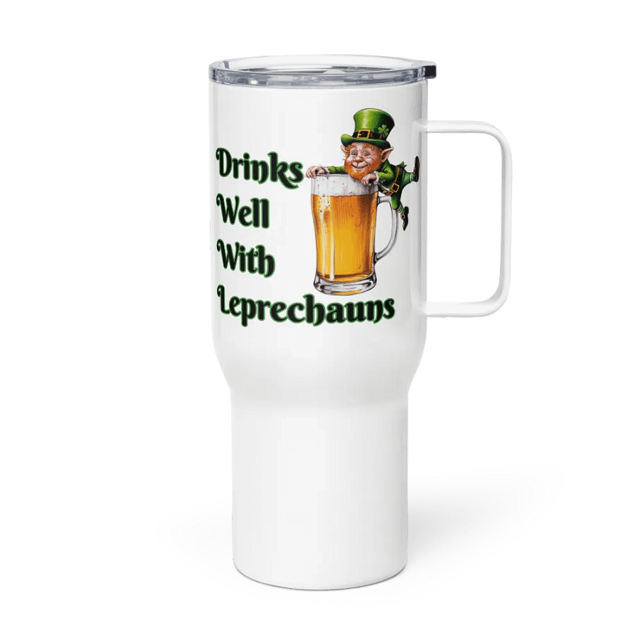 Leprechaun Travel Mug: Drinks Well With Leprechauns product image (4)