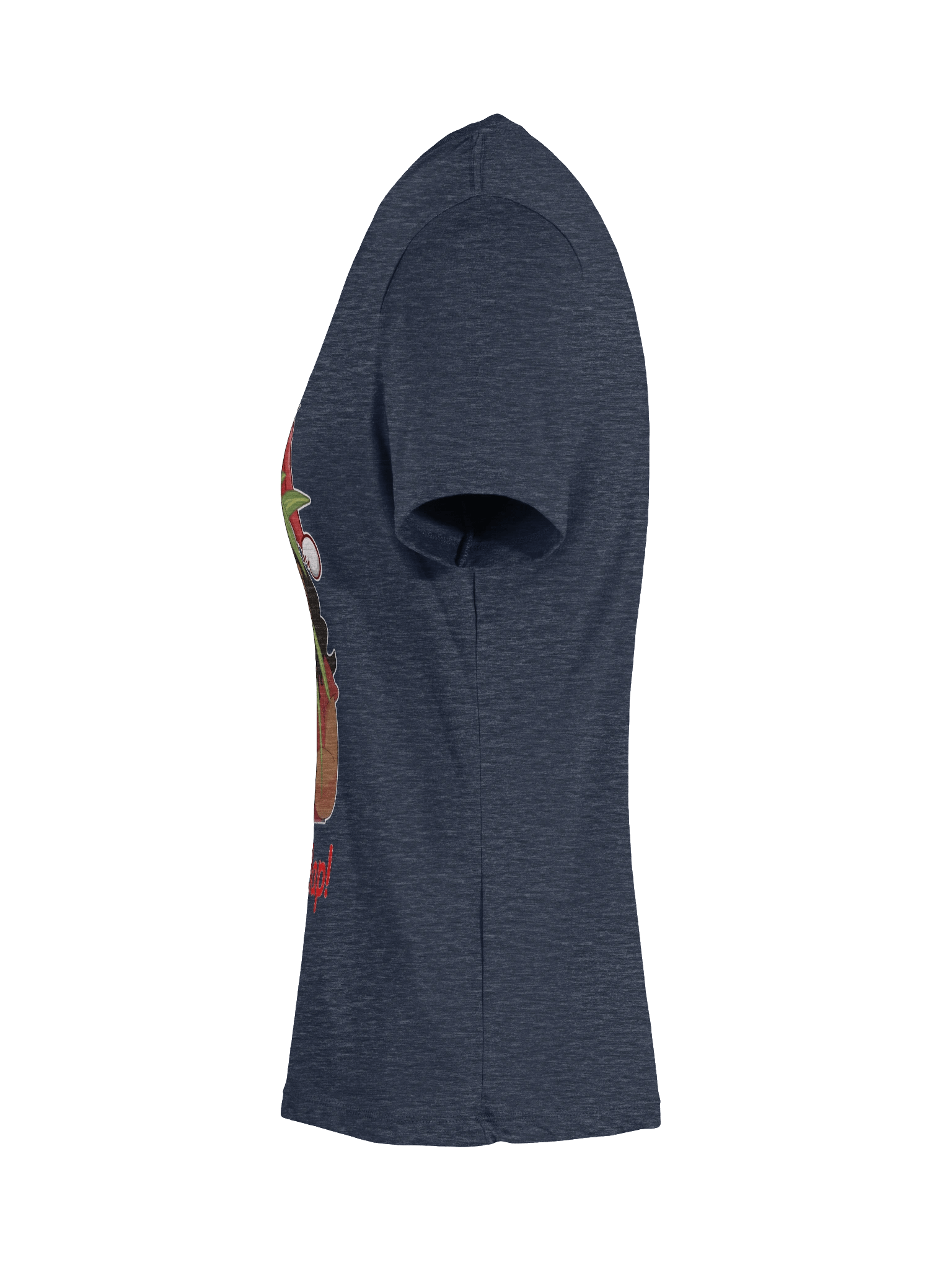 Women's Now Clap! Santa Hat V Neck Tee Shirt product image (32)