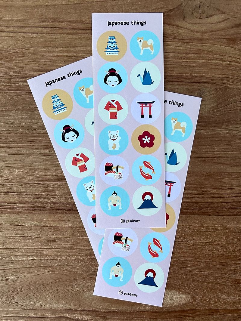 Sticker Sheet - Japanese Things