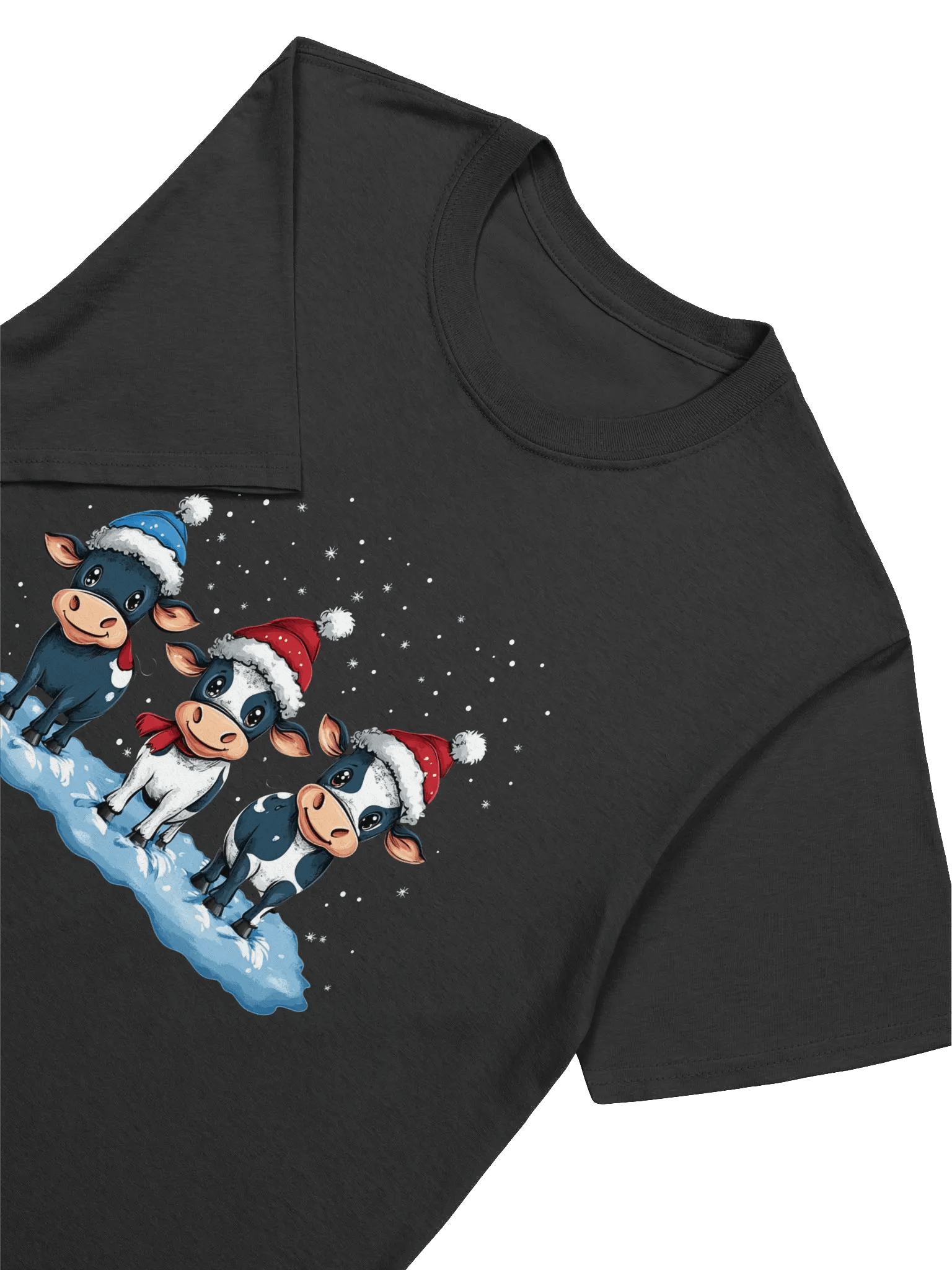 Baby Cows Christmas Unisex T-Shirts product image (20)