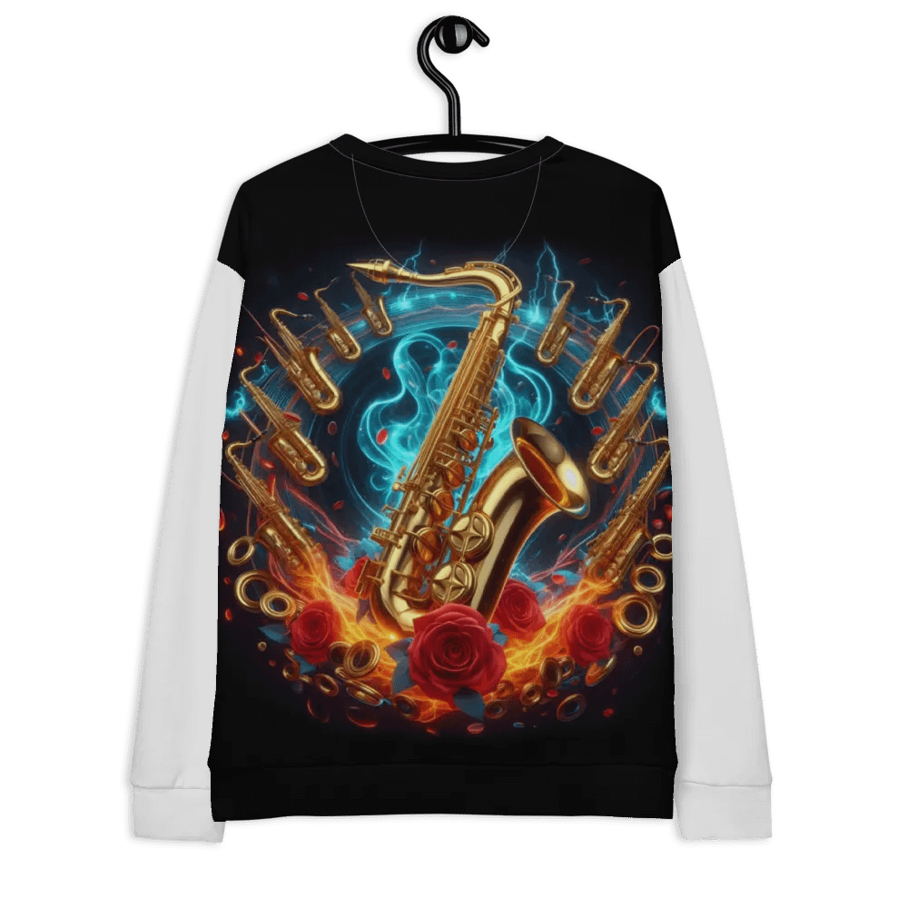 Golden Saxophone Serenade - Unisex Sweatshirt #28 product image (12)