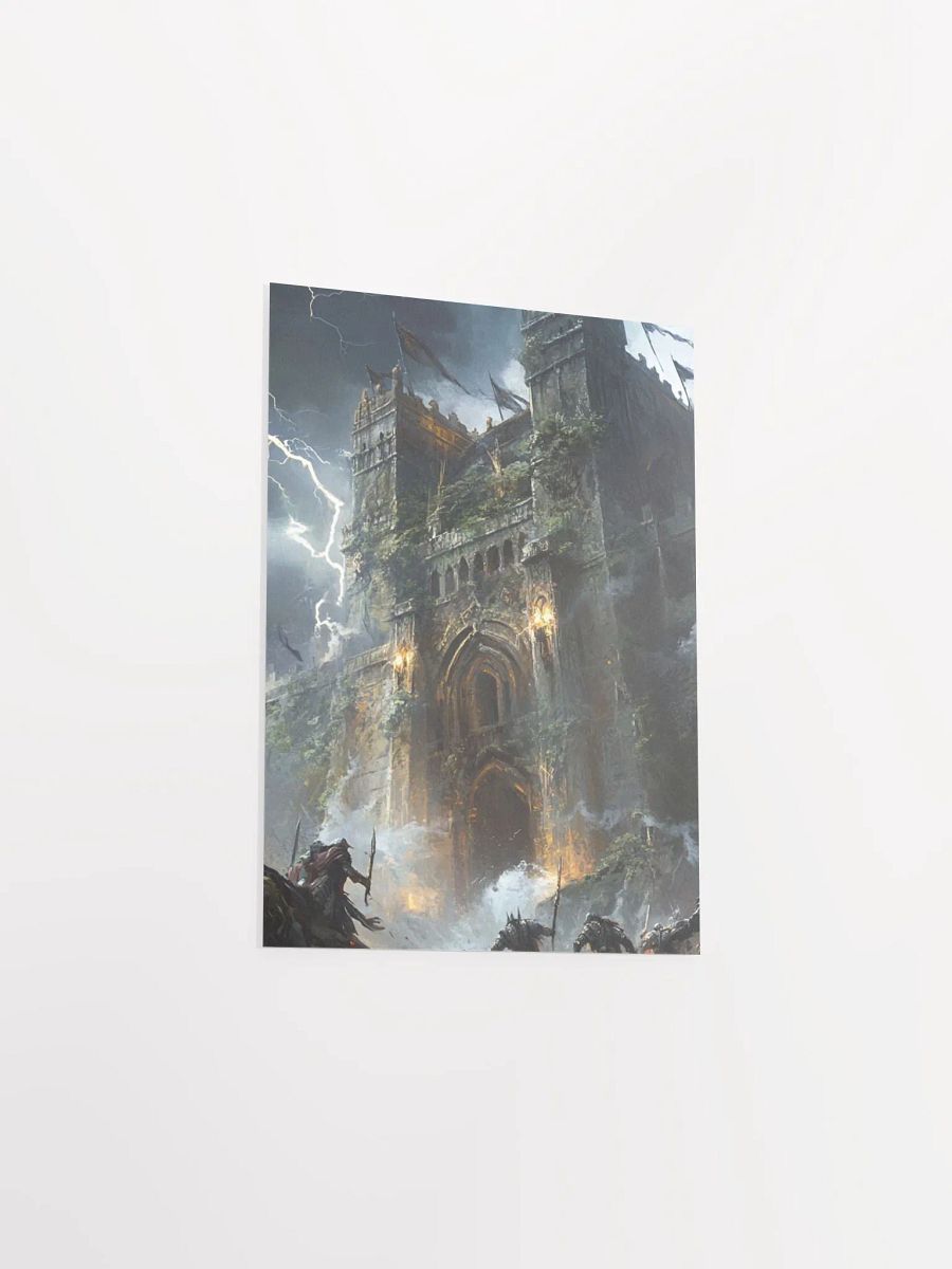 Epic Battle at the Ruined Fortress Poster product image (15)