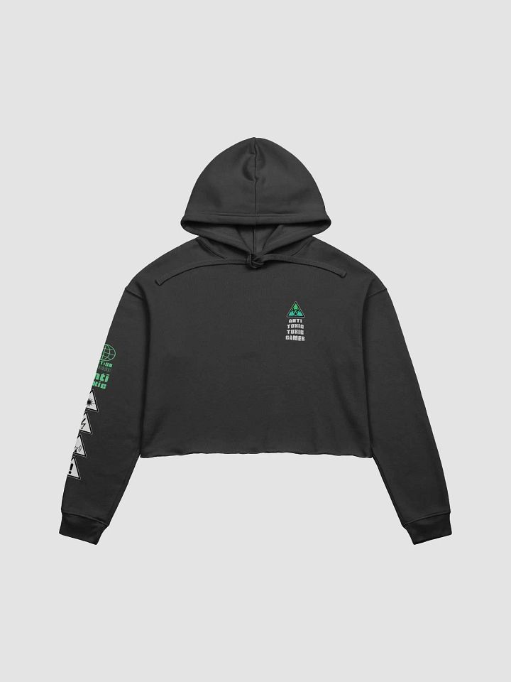 Anti-Toxic-Toxic-Gamer Crop Hoodie product image (2)