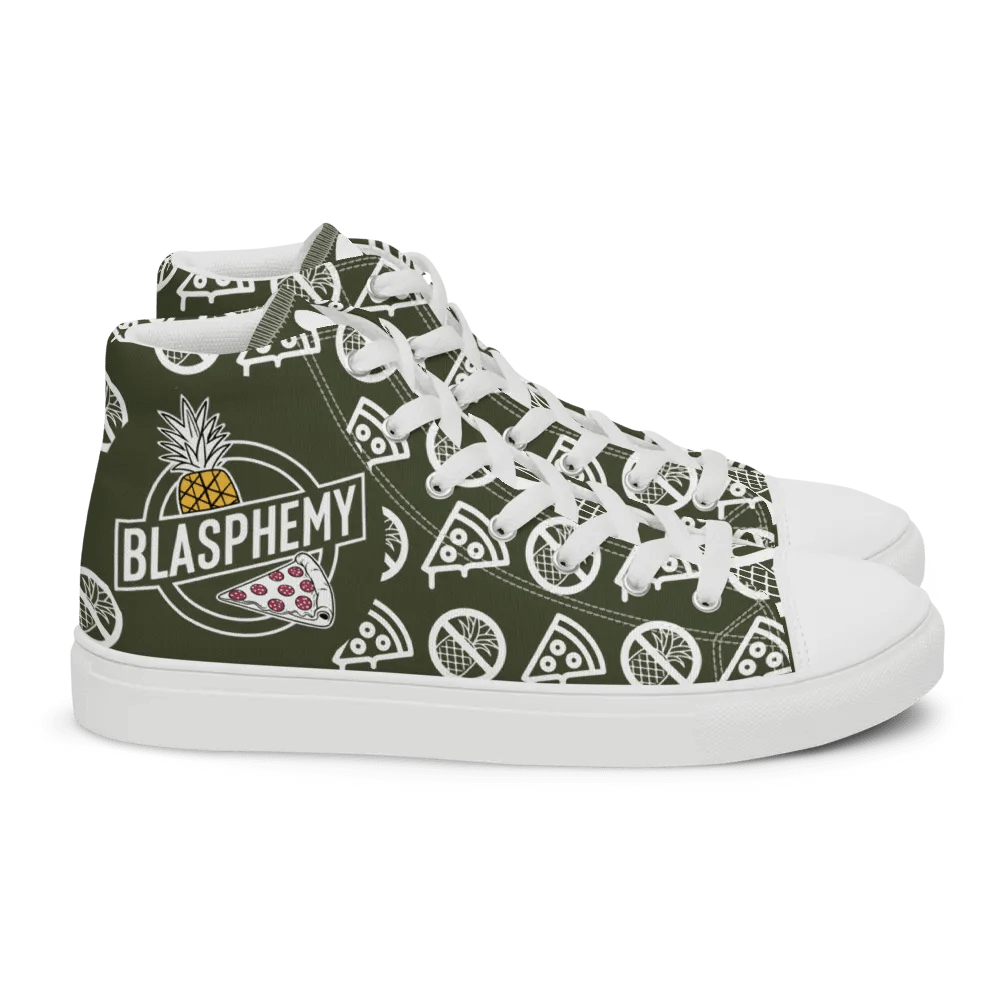 Blasphemy High Top Olive/White Male product image (3)
