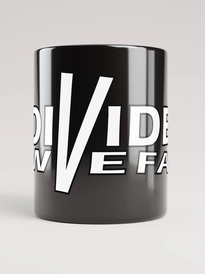 Divided We Fall - White - Black Glossy Mug product image (2)