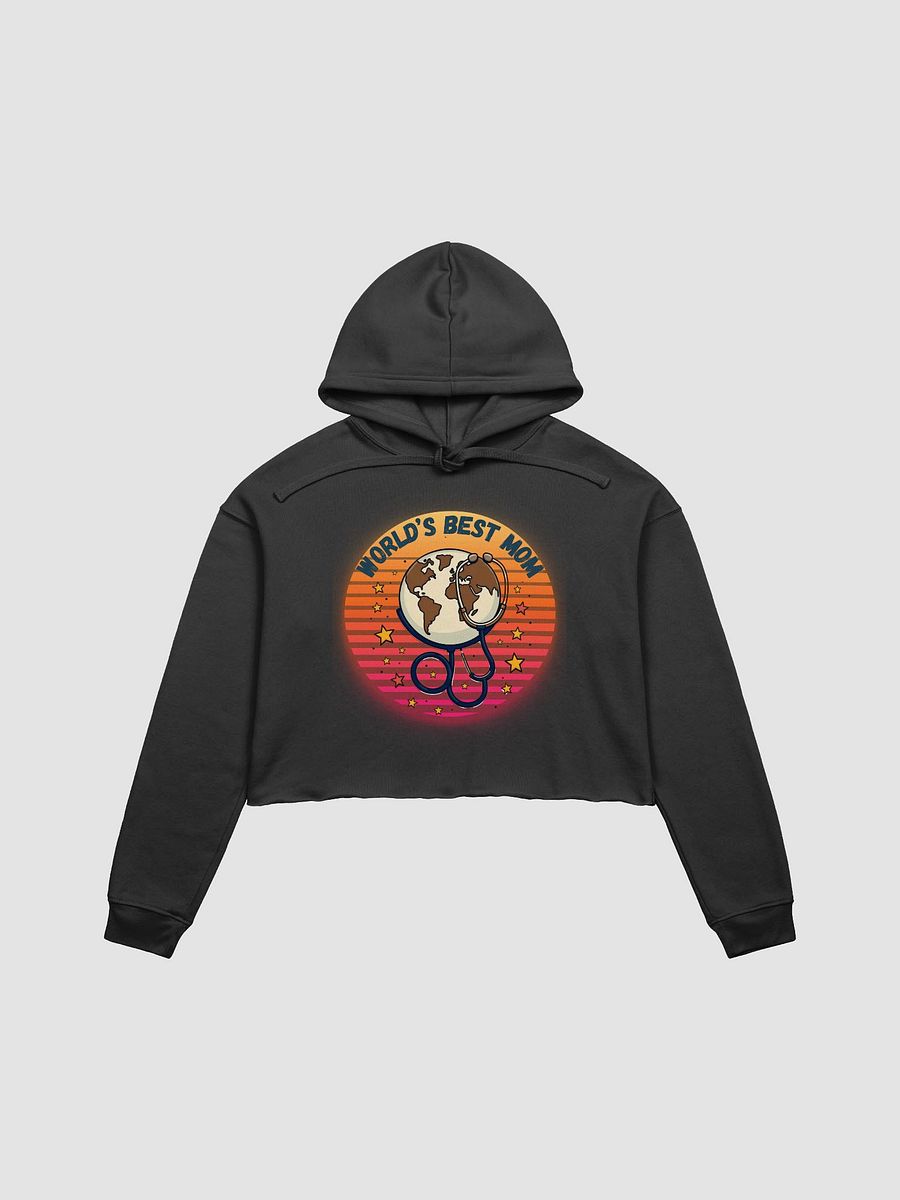Globetrotting Mom Crop Hoodie product image (2)