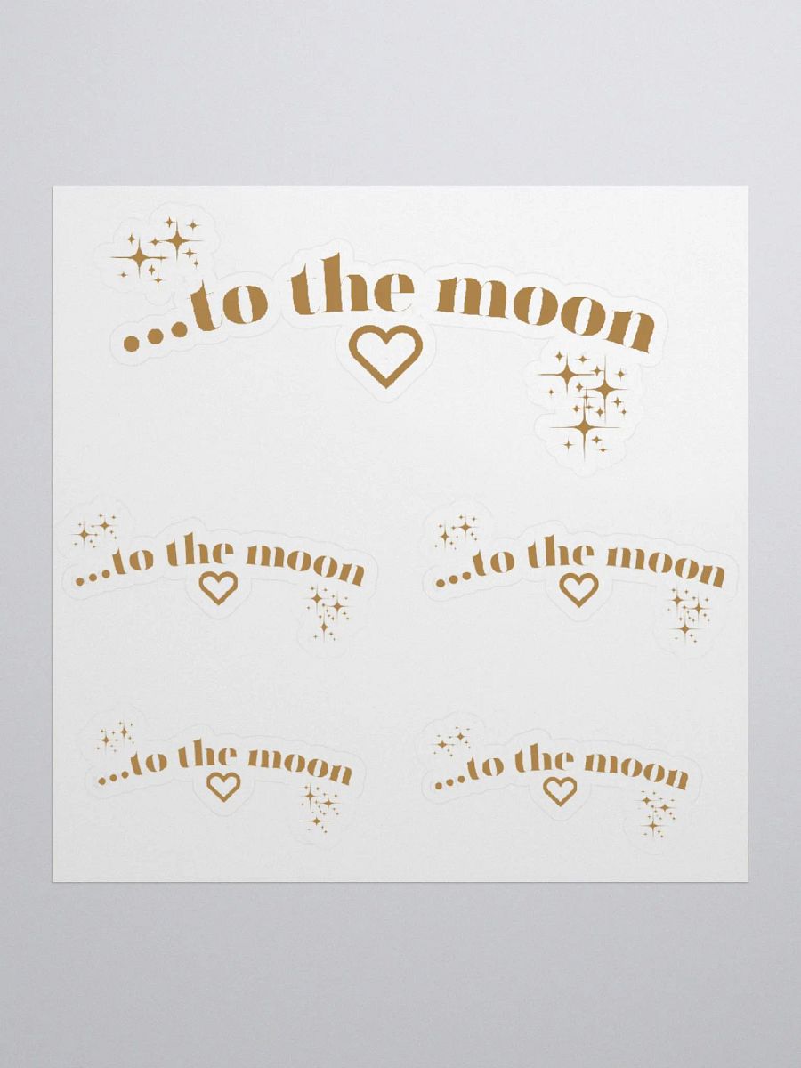 ...to the moon stickers product image (2)