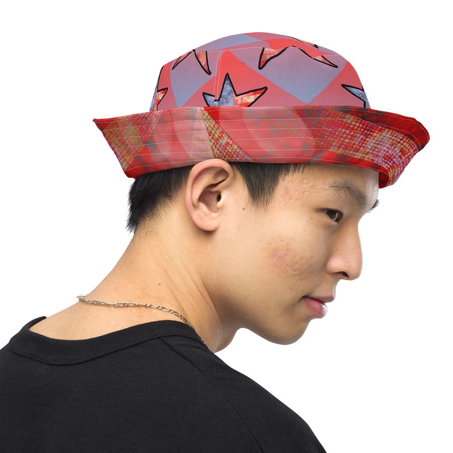 American Flag and Stars Bucket Hat product image (12)