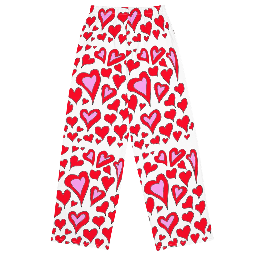 Hearts Drawing Wideleg Pants product image (1)