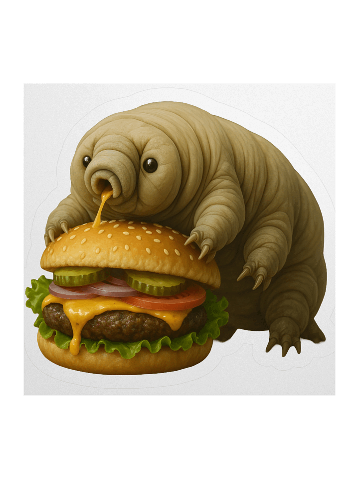 Tardigrade Burger Buddy Sticker product image (3)