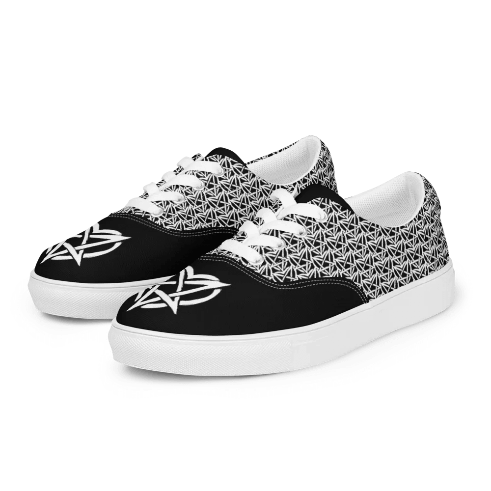 Men's Darkheart Pattern Canvas Shoes product image (5)